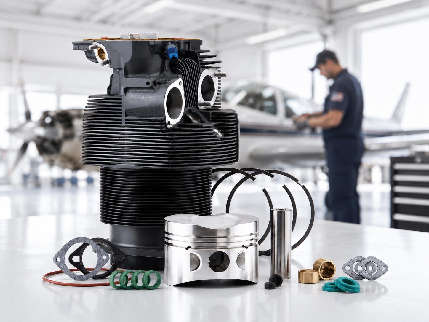 Lycoming cylinder kits and assemblies