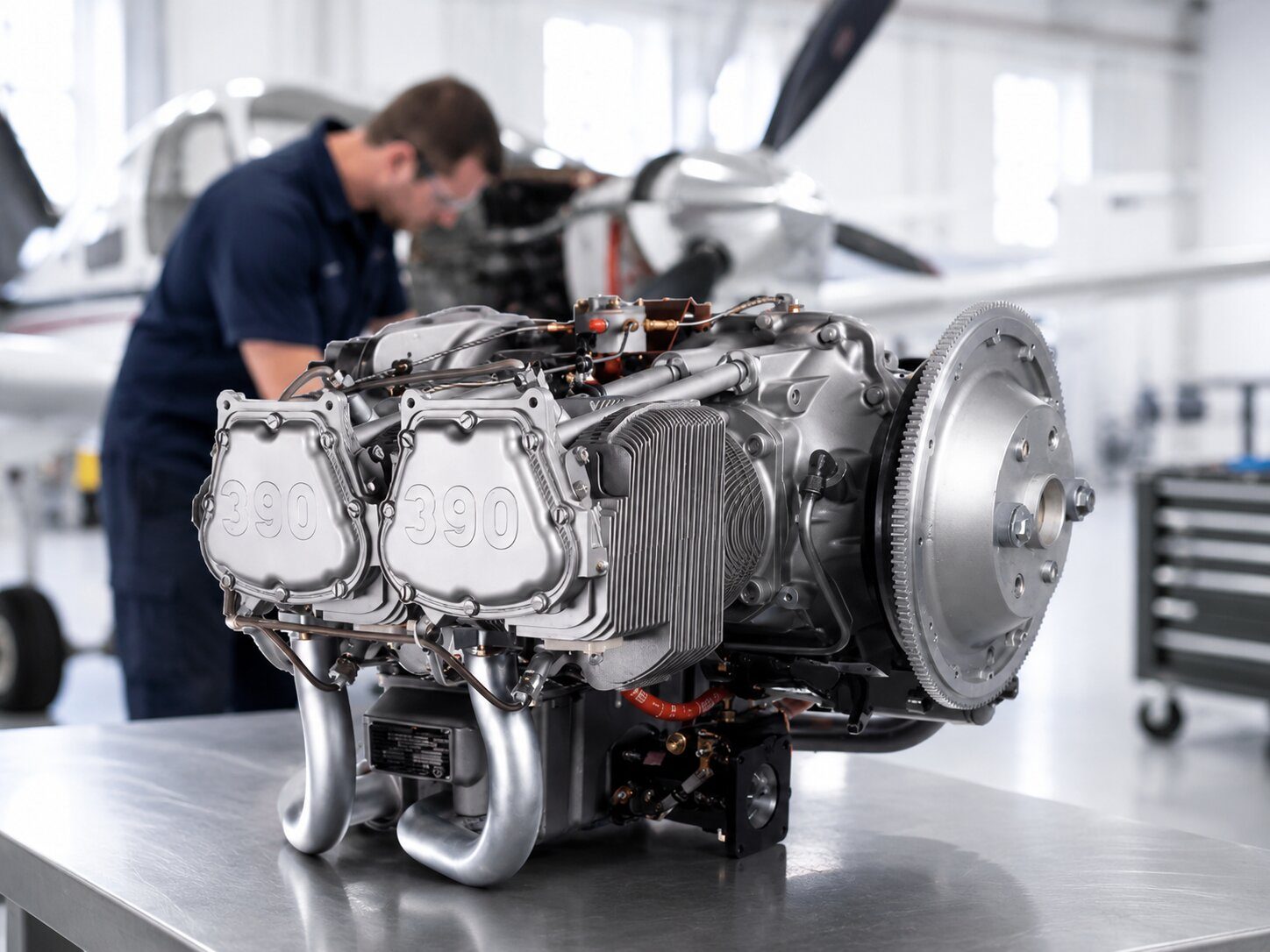 Factory rebuilt and overhauled Lycoming engines